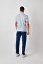Men's 2 Pack Basic Loose Linen Polo Neck T-Shirt - 6