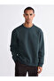 Crew Neck Long Sleeve Men's Thick Sweatshirt