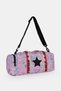 Girl's Star Printed Sports Bag, Rabbit Patterned Sports Bag, Children's Sports Bag with Zipper Detail - 3