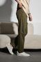 Men's Stretchy Wide Leg Baggy Khaki Jeans - 4