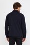 Men's Classic Urban Style Denim Double Pocket Regular Fit Shirt for Daily Wear Navy - 4
