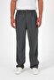Men's High Waist Oversize Flexible Wide Leg Gray Baggy Pants