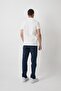 Men's Short Sleeve Zippered White Polo Neck T-Shirt - 5