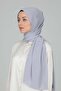 Light Gray Lux Chiffon Shawl