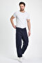 Men's Wide Leg Oversize Baggy Lacquer Cargo Pocket Trousers - 2