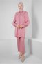 STONE DETAILED WAIST RUBBERED DOUBLE PANT SUIT 43910