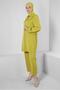 STONE DETAILED WAIST RUBBERED DOUBLE PANT SUIT 43910 - 2