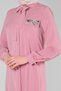 BEAD EMBROIDERY DETAILED SCARF COLLAR TUNIC 43530 - 4