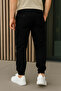 Men's High-Waist Elastic Black Tactical Cargo Pants - 5