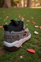 Unisex Boys' Winter Non-Slip Sole Velcro Children's Boots - Gray - 4