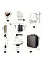 Pour Over Coffee Maker Set, 10pcs Coffee Accessories Tools with Portable Carry Case