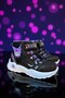 Girl's Winter Velcro Anatomical Sole Comfortable Boots Silver Pink - 2