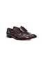 Brown Lace-Up Genuine Leather Men's Shoes