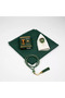 Scarf + Headscarf + Essence + Prayer Beads + Dhikr Mat Gift Set (with Acetate Box, Green) - 2