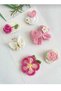 Newborn Baby Hair Clips Handmade Mixed Set of 6 Clips Hairless Baby Hair Clips Antiallergic Pinterest (0-3 Years)