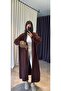 Atelier Women's Brown Oversized Long Soft-Textured Knit Cardigan - 3