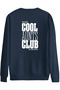 سويت شيرت Cool Aunts Club مطبوع برقبة دائرية قصة فضفاضة