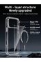 Compatible Clear Case for iPhone 17 Pro Max - Transparent Slim Fit, Shock-Absorbing, Magnetic Wirele - 2