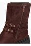 Women Buckle Detail Ankle Boots - 4