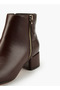 Women Zip Closure Ankle Boots - 4