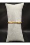Gold Color Ayetel Kursi Prayer Written Steel Bracelet
