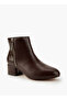 Women Zip Closure Ankle Boots