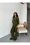 Women's Soft Textured Sweater Pants Knitwear Set - 5