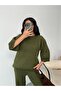 Women's Soft Textured Sweater Pants Knitwear Set - 7
