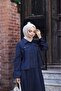 Suede Skirt Suit with Pocket Detail - 4