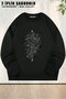 Unisex Dnd D20 the Adventure Printed Oversized Crew Neck Sweatshirt