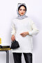 Ecru Crew Neck Knitwear Sweater