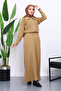 Mink Shirt Collar Buttoned Knitwear Skirt Set - 2