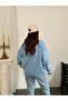 Women's Knit Sweater with Bow Detail - 7