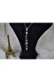 Steel Design Y Necklace - 5
