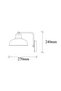 Modern Metal Plated Single Sconce with Tufts Black, Industrial Decorative Wall Lamp Memati-181Black - 3