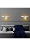 شمعة حائط LED كبيرة الحجم على شكل طائر، إضاءة LED بيضاء، إضاءة LED صفراء 3000K PACALI-13502-L