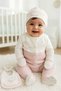 0-3 Months Baby Girl Colorful Flower Embroidered 100% Cotton Set of 5