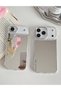 iPhone 17 Pro Max / 18 Pro Max Compatible Mirrored Case Women's Makeup Refreshing Shockproof Cover - 4
