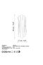 Linea Bidirectional Modern Metal Sconce Black, Minimalist Wall Lamp Linea-15440 - 4