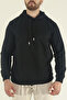 Men's Winter Regular Fit K Hooded Sweatshirt with Fleece Inside - 7