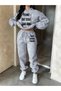 3 Thread Fleece Hoodie Set – Modern and Comfortable Street Style Look