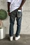 Men's Boyfriend Fit Blue Distressed Denim Jean Pants Ke-933 - 4
