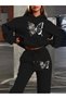 3 Thread Fleece Hoodie Set – Modern and Comfortable Street Style Look