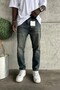 Men's Boyfriend Fit Blue Distressed Denim Jean Pants Ke-933