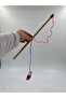 Cat Fishing Rod with Pompom and Feather