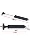 10" Portable Hand Air Pump Inflator Kit with Needle, Nozzle & Hose - 5