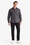 B2089Axbk81 Black Slim Fit Slim Fit Skinny Leg Pocket Trousers - 4