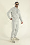 Men's Winter Cotton Tracksuit Set Hooded Sweatshirt Jogger - Regular Elastic Leg - 7