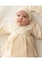 Baby Girl 5-Piece Hospital Release Outfit, 100% Cotton, Lace Collar, Bow, Hat Newborn Set Natalia Cream