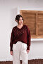 Bead Detailed V-Neck Knitwear Sweater - 2